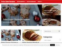 Tablet Screenshot of paleozonerecipes.com